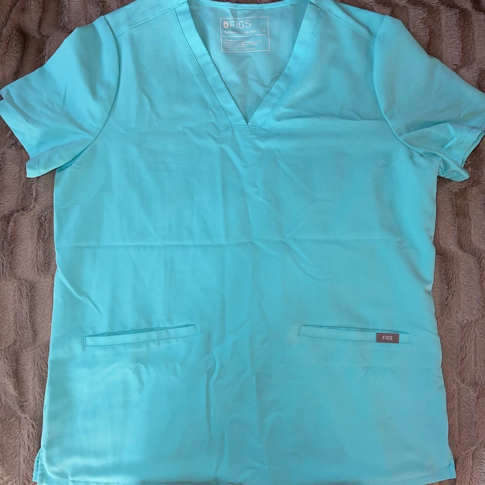 Neon Blue SMALL Yola skinny pants & MEDIUM Casma top - Picture 5 of 6